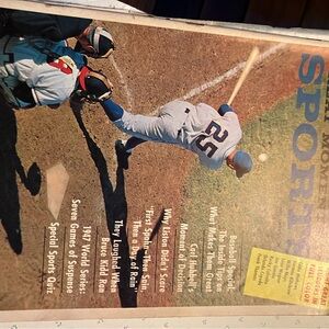 Vintage baseball magazines